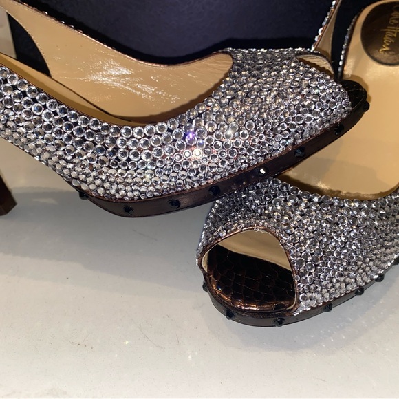 Cole Haan Shoes - Newly made rhinestones high heels